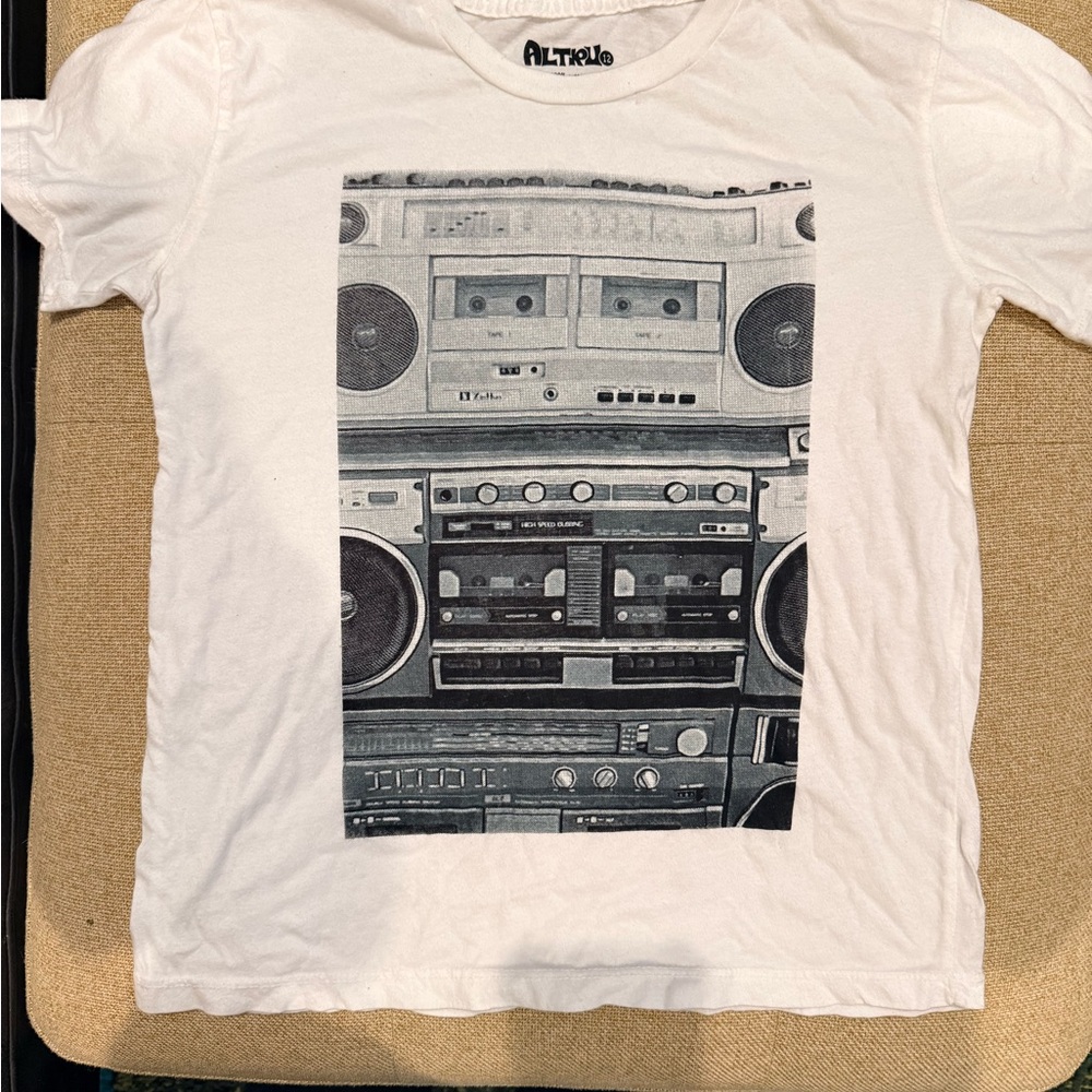 Altru White Cotton T-Shirt Brand new.